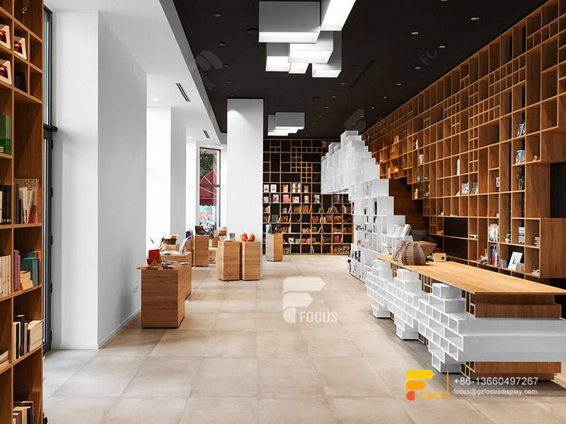 Public Library Design Custom Book Shelves Book Display Rack