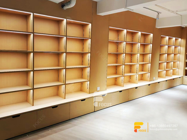 Library Furniture Comic Book Cabinet Spinning Book Rack
