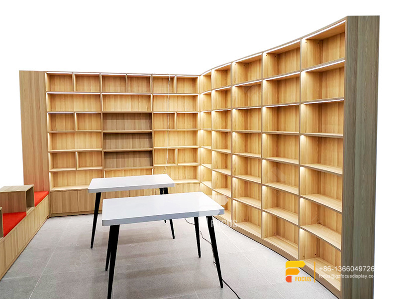 Library Furniture Comic Book Cabinet Spinning Book Rack