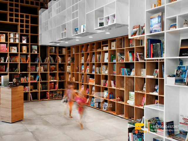 Public Library Design Custom Book Shelves Book Display Rack