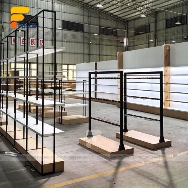 Custom Aisle Marker Retail Display Rack Set