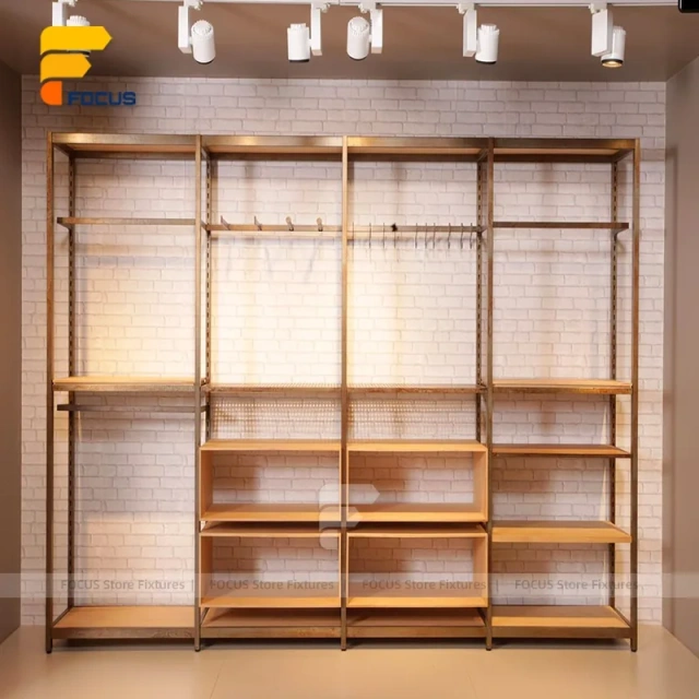 Custom Black Metal Grid Wall Display Rack