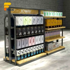Custom Black Metal Snack Floor Display Stand