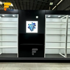 Custom Black Wall Mounted Gondola Display Rack