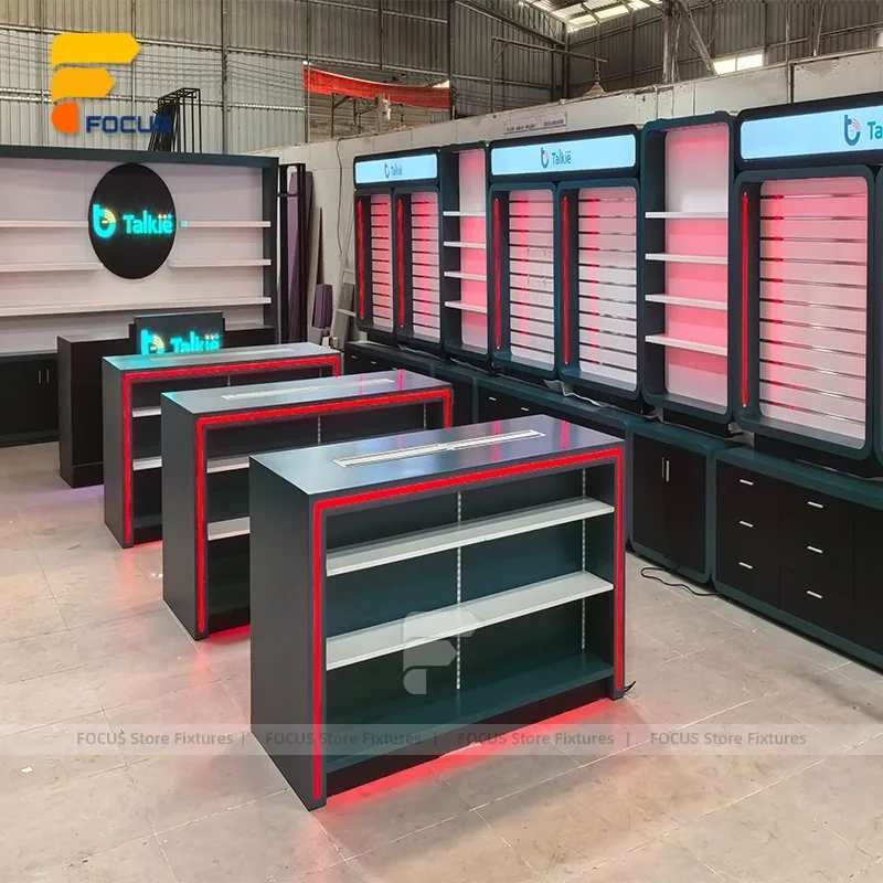 Custom Green Industrial Workbench Display Stand
