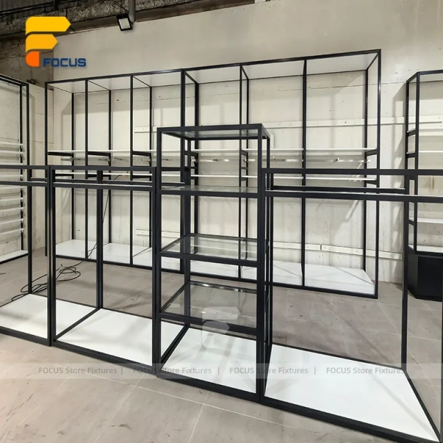 Custom Long Span Modular Display Rack System