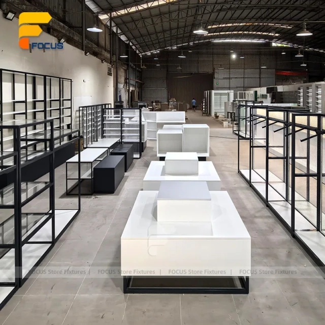 Custom Long Span Modular Display Rack System