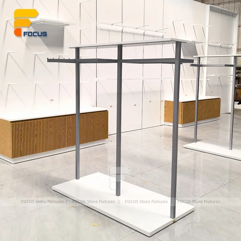 Custom Minimalist Metal Garment Display Rack