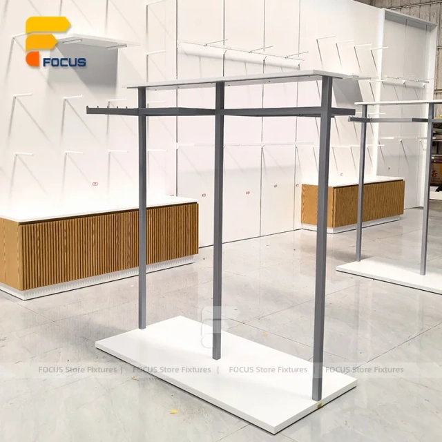 Custom Minimalist Metal Garment Display Rack