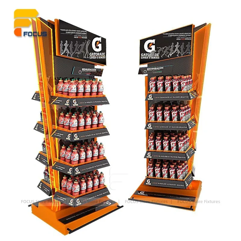 Custom Rotating Cardboard Floor Display Stand