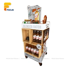 Custom Rotating Cardboard Floor Display Stand