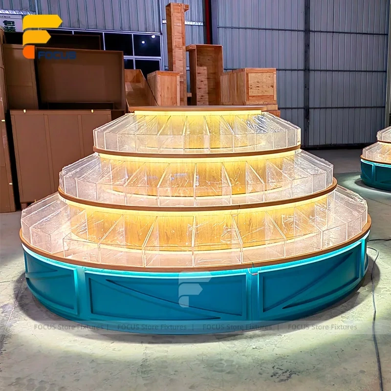 Custom Round Tiered Cake Display Stand