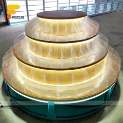 Custom Round Tiered Cake Display Stand