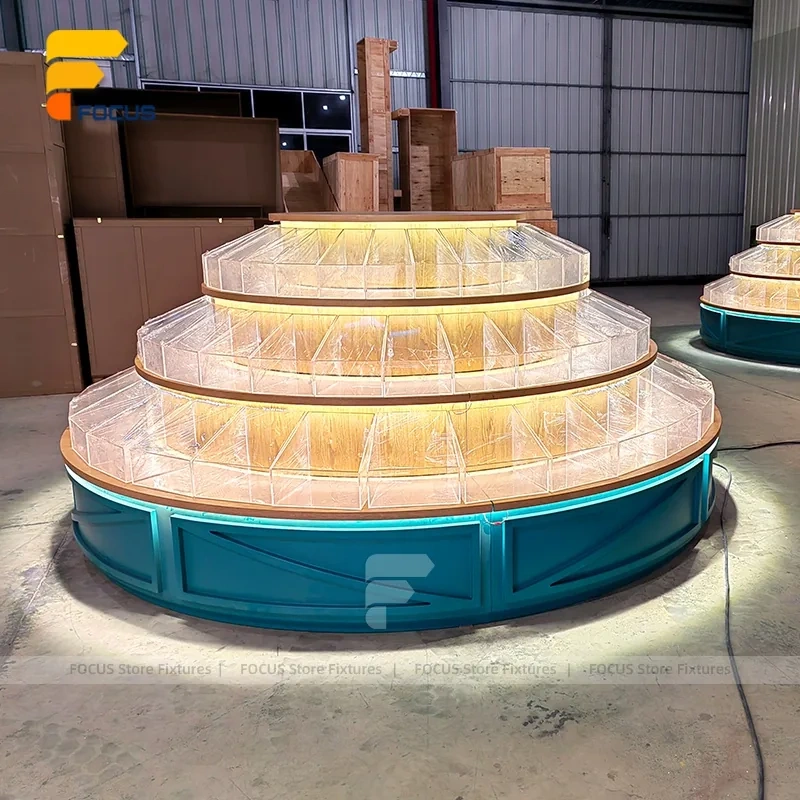 Custom Round Tiered Cake Display Stand