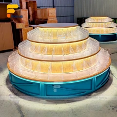 Custom Round Tiered Cake Display Stand