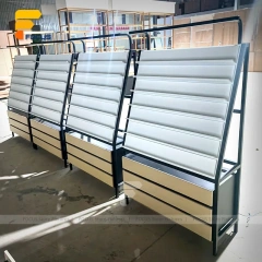 Custom Silver Slanted Literature Display Stand