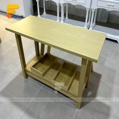 Custom Wood Tabletop Merchandising Display Stand Set
