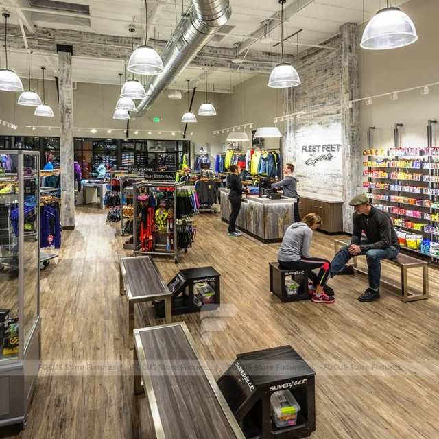 Athletic Footwear Apparel Display