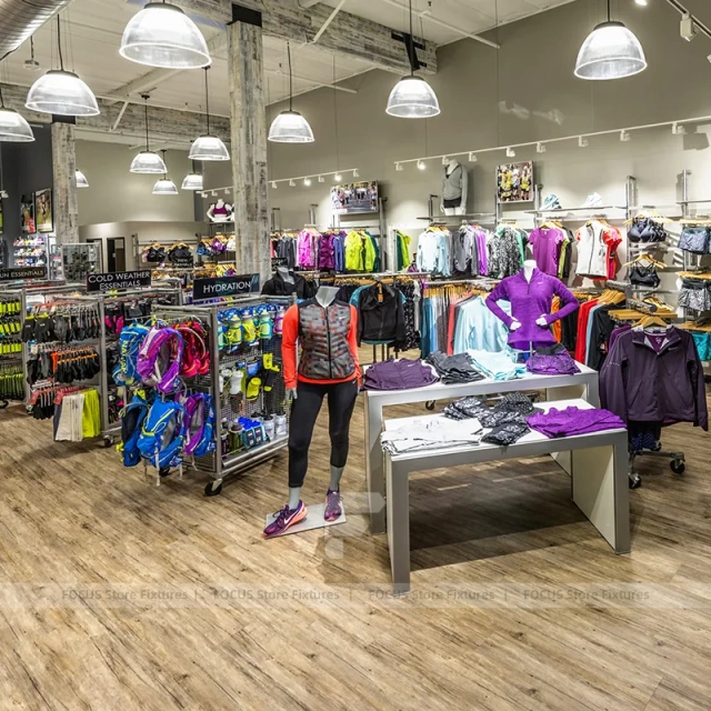 Athletic Footwear Apparel Display