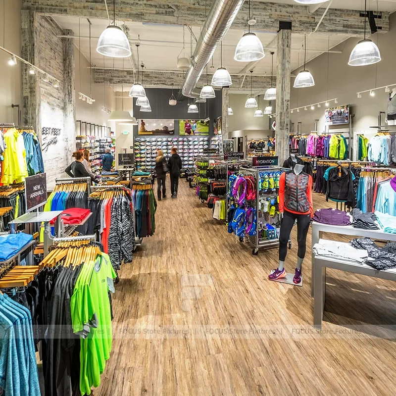 Athletic Footwear Apparel Display