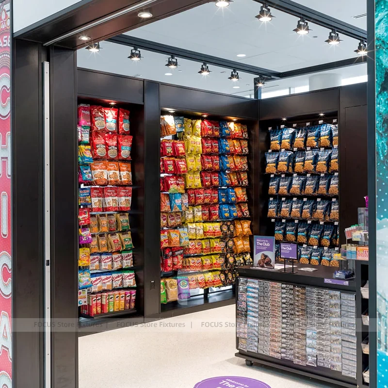 Black Framed Mall Kiosk Display