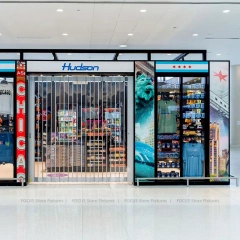 Black Framed Mall Kiosk Display