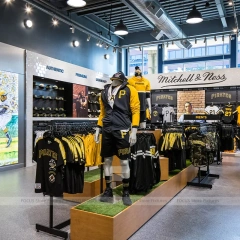 Black Gold Team Apparel Display