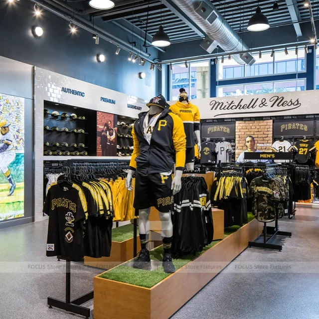 Black Gold Team Apparel Display