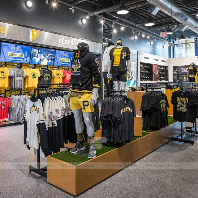 Black Gold Team Apparel Display