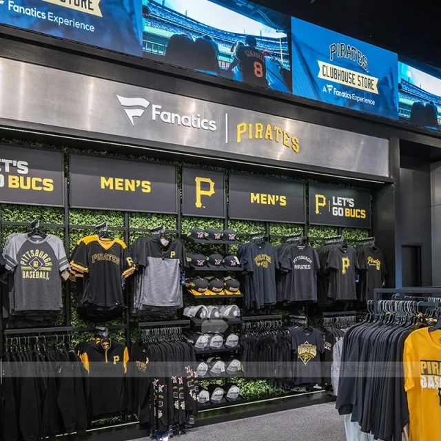 Black Gold Team Apparel Display