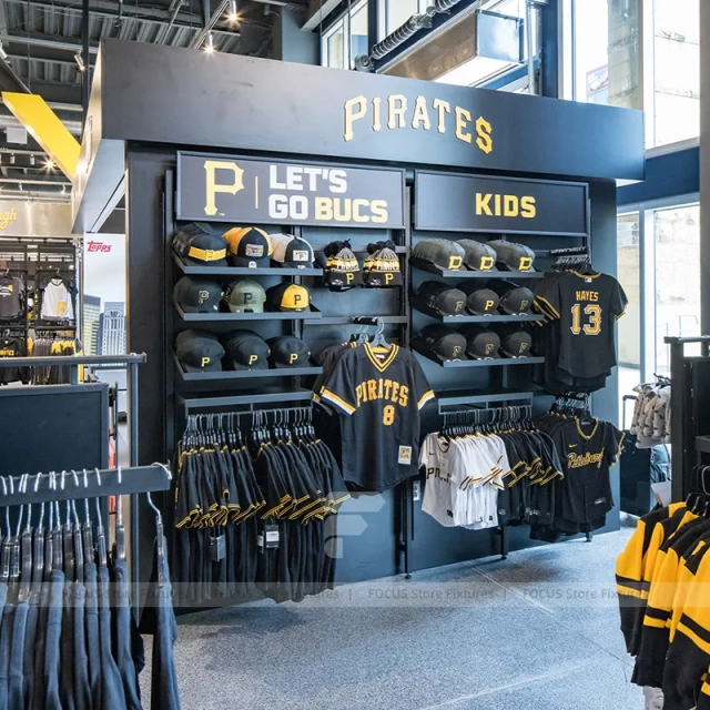 Black Gold Team Apparel Display