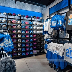 Blue Kids Team Hat Wall Display