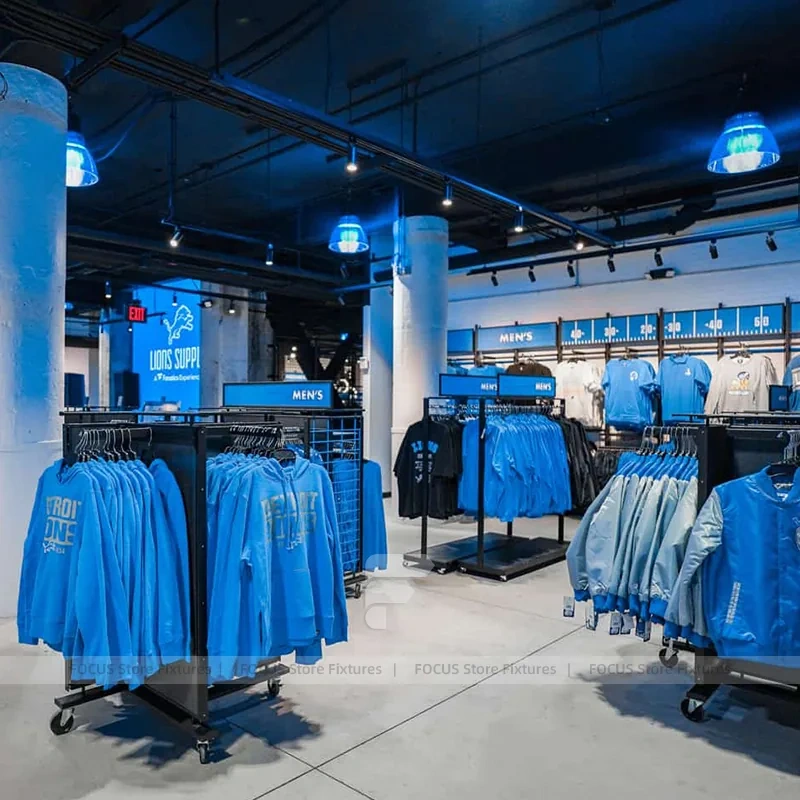 Blue Kids Team Hat Wall Display