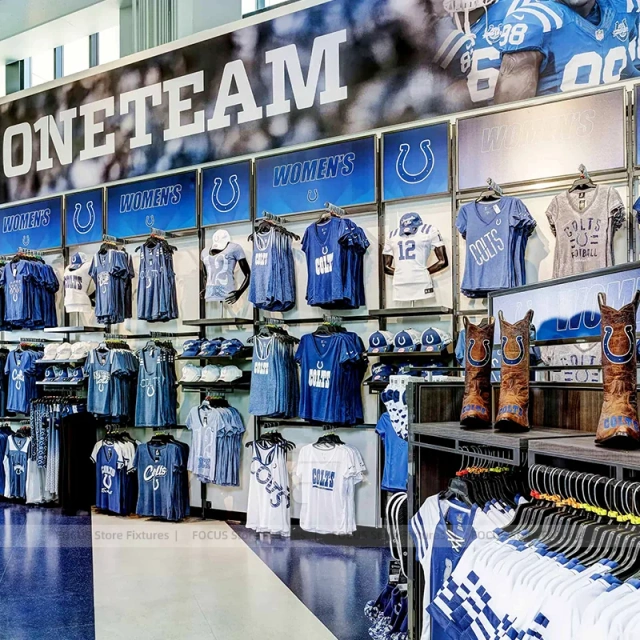 Blue Team Graphic Wall Display