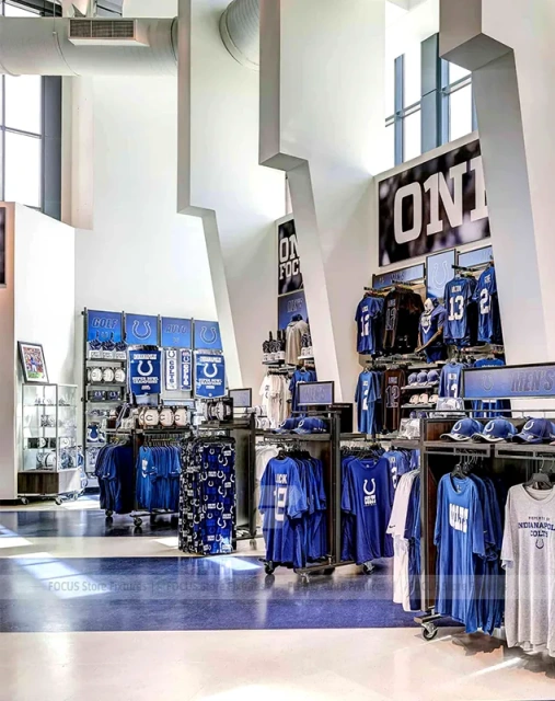 Blue Team Graphic Wall Display