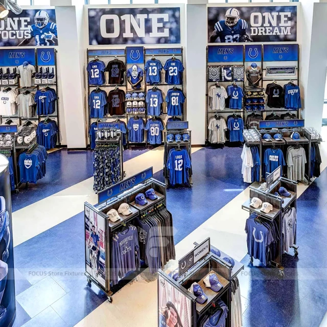 Blue Team Graphic Wall Display