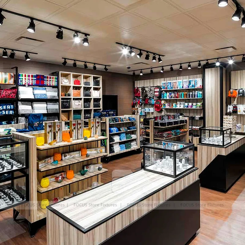Boutique Gift Apparel Glass Shelving