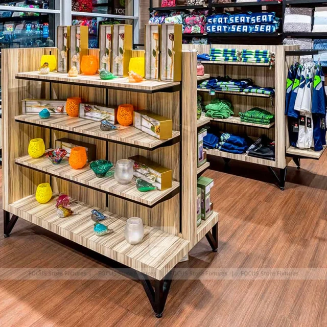 Boutique Gift Apparel Glass Shelving