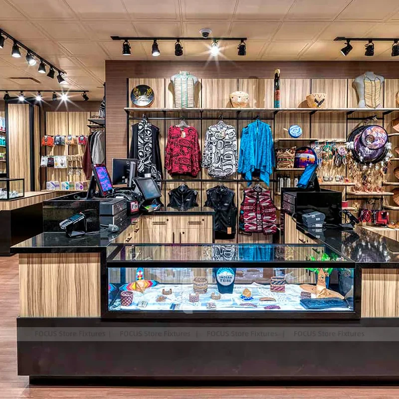 Boutique Gift Apparel Glass Shelving
