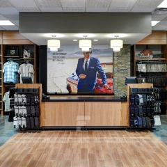 Classic Menswear Lounge Display System