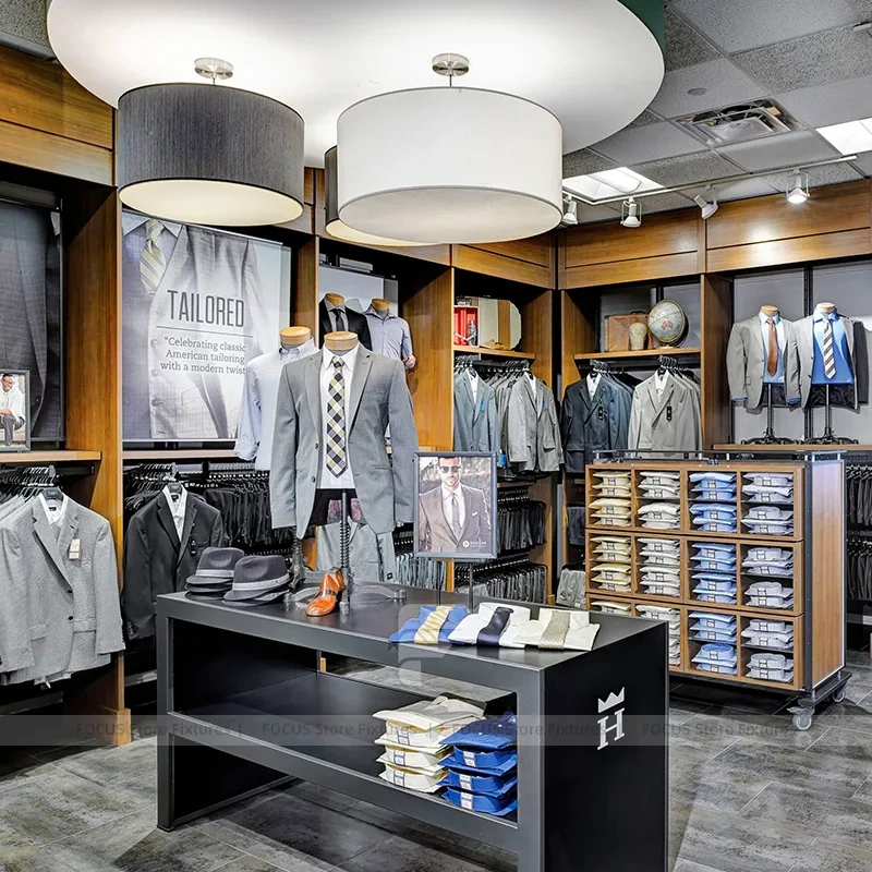 Classic Menswear Lounge Display System
