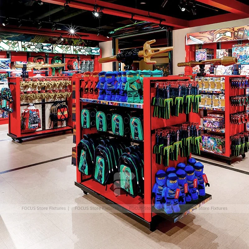 Colorful Souvenir Counter Display