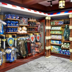 Colorful Souvenir Counter Display