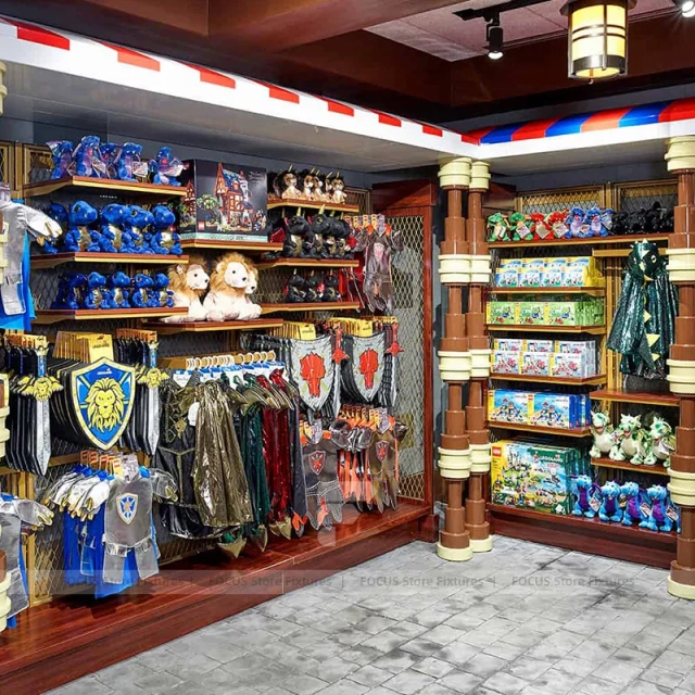 Colorful Souvenir Counter Display
