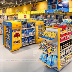 Colorful Souvenir Counter Display