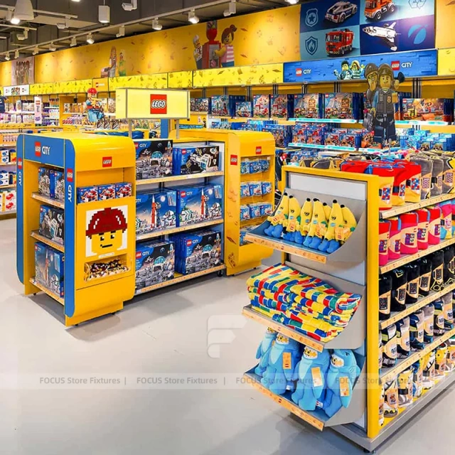 Colorful Souvenir Counter Display