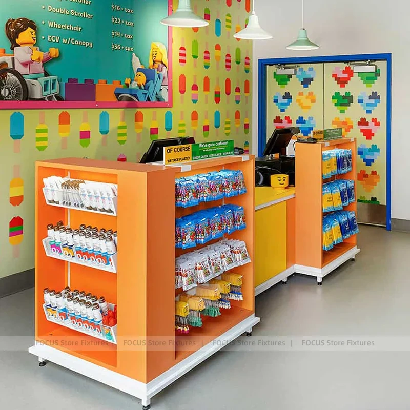 Colorful Souvenir Counter Display