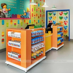 Colorful Souvenir Counter Display