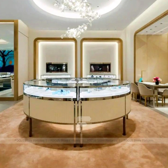 Contemporary Black Jewelry Display Table