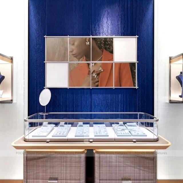 Contemporary Black Jewelry Feature Wall Display